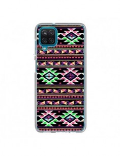 Coque Samsung Galaxy A12 et M12 Black Aylen Azteque -...