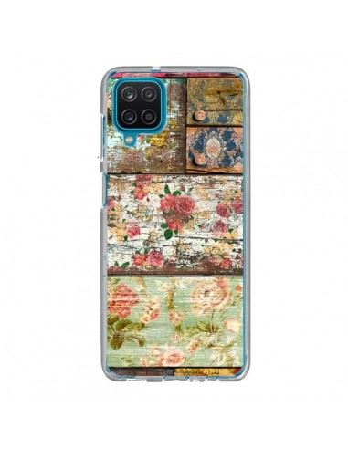 Coque Samsung Galaxy A12 et M12 Lady Rococo Bois Fleur - Maximilian San