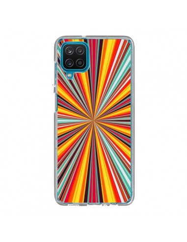 Coque Samsung Galaxy A12 et M12 Horizon Bandes Multicolores - Maximilian San