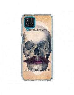 Coque Samsung Galaxy A12 et M12 Rock Skull Tête de Mort -...