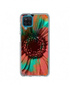 Coque Samsung Galaxy A12 et M12 Tournesol Lysergic Flower...