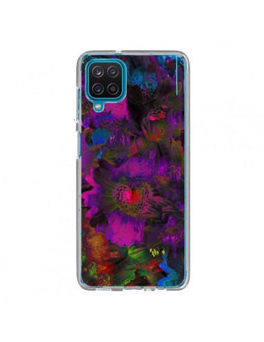 Coque Samsung Galaxy A12 et M12 Fleurs Lysergic Lujan - Maximilian San
