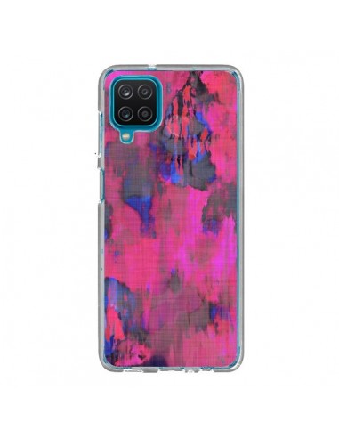 Coque Samsung Galaxy A12 et M12 Fleurs Rose Lysergic Pink - Maximilian San