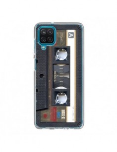 Coque Samsung Galaxy A12 et M12 Cassette Gold K7 -...