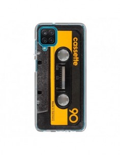 Coque Samsung Galaxy A12 et M12 Yellow Cassette K7 -...