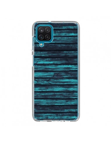 Coque Samsung Galaxy A12 et M12 Blue Moon Wood Bois - Maximilian San