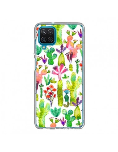 Coque Samsung Galaxy A12 et M12 Cacti Garden - Ninola Design