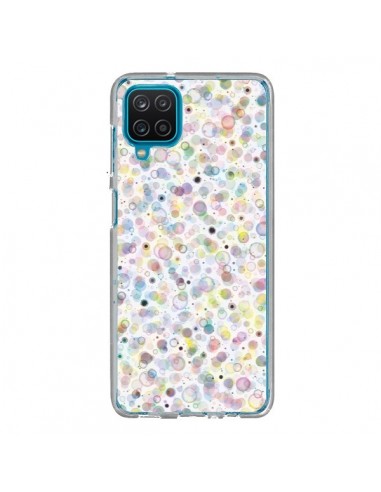 Coque Samsung Galaxy A12 et M12 Cosmic Bubbles Multicolored - Ninola Design