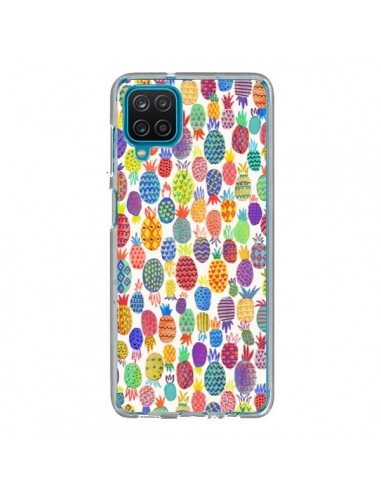 Coque Samsung Galaxy A12 et M12 Cute Pineapples - Ninola Design