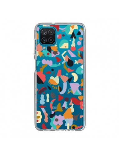 Coque Samsung Galaxy A12 et M12 Dreamy Animal Shapes White - Ninola Design