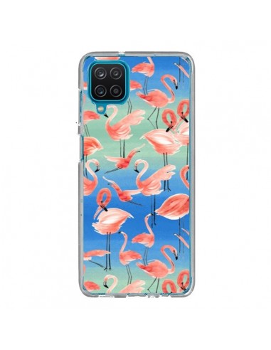 Coque Samsung Galaxy A12 et M12 Flamingo Pink - Ninola Design