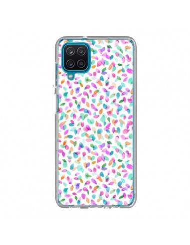 Coque Samsung Galaxy A12 et M12 Flower Petals Pink - Ninola Design