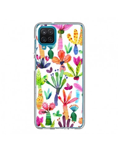 Coque Samsung Galaxy A12 et M12 Overlapped Watercolor Dots - Ninola Design