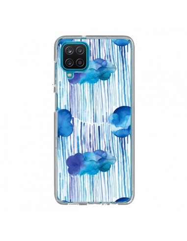 Coque Samsung Galaxy A12 et M12 Rain Stitches Neon - Ninola Design