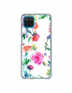 Coque Samsung Galaxy A12 et M12 Raining Clouds Blue -...