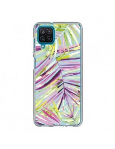 Coque Samsung Galaxy A12 et M12 Tropical Flowers...