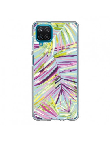 Coque Samsung Galaxy A12 et M12 Tropical Flowers Multicolored - Ninola Design