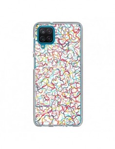 Coque Samsung Galaxy A12 et M12 Water Drawings White -...