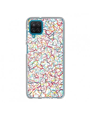 Coque Samsung Galaxy A12 et M12 Water Drawings White - Ninola Design