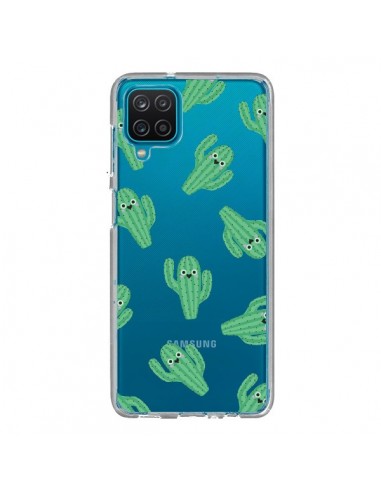 Coque Samsung Galaxy A12 et M12 Chute de Cactus Smiley Transparente - Nico