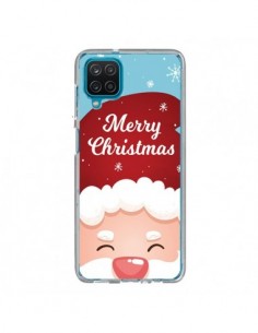 Coque Samsung Galaxy A12 et M12 Bonnet du Père Noël Merry...