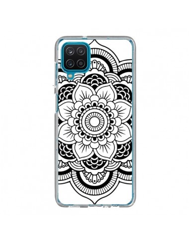 Coque Samsung Galaxy A12 et M12 Mandala Noir Azteque - Nico