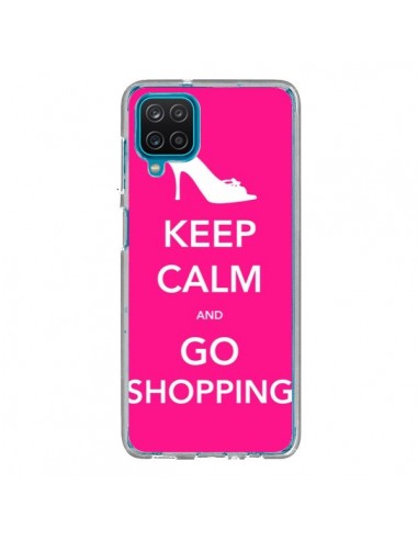 Coque Samsung Galaxy A12 et M12 Keep Calm and Go Shopping - Nico