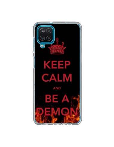 Coque Samsung Galaxy A12 et M12 Keep Calm and Be A Demon - Nico
