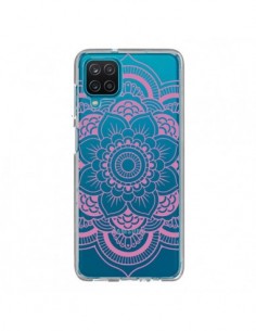 Coque Samsung Galaxy A12 et M12 Mandala Rose Clair...