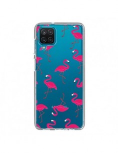 Coque Samsung Galaxy A12 et M12 flamant Rose et Flamingo...