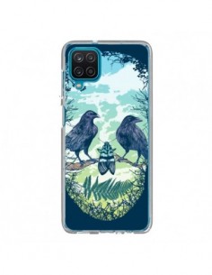 Coque Samsung Galaxy A12 et M12 Tête de Mort Nature -...