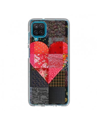 Coque Samsung Galaxy A12 et M12 Coeur Heart Patch - Rachel Caldwell