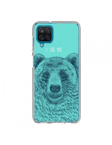 Coque Samsung Galaxy A12 et M12 Bear Ours I like You - Rachel Caldwell