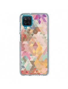Coque Samsung Galaxy A12 et M12 Azteque Pattern Triangles...