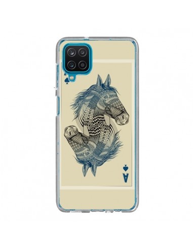 Coque Samsung Galaxy A12 et M12 Cheval Carte Jeu Horse As - Rachel Caldwell