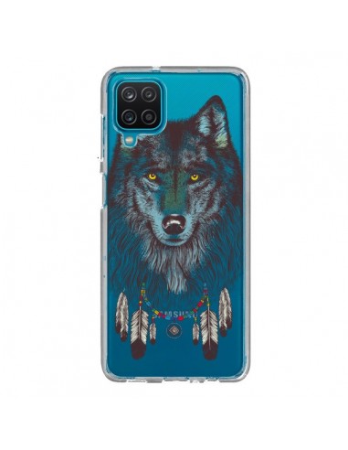 Coque Samsung Galaxy A12 et M12 Loup Wolf Attrape Reves Transparente - Rachel Caldwell