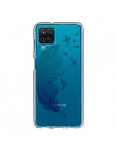 Coque Samsung Galaxy A12 et M12 Plume Feather Fly Away...