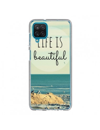 Coque Samsung Galaxy A12 et M12 Life is Beautiful - R Delean