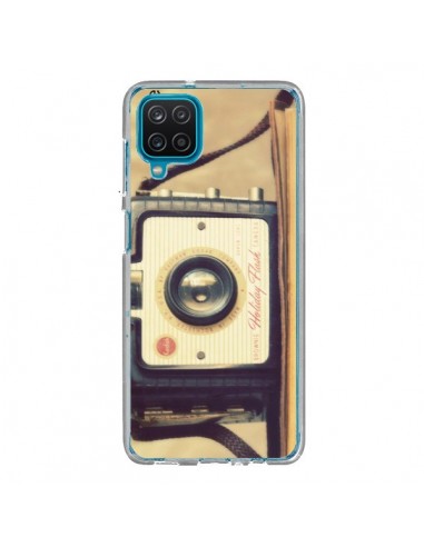 Coque Samsung Galaxy A12 et M12 Appareil Photos Vintage Smile - R Delean