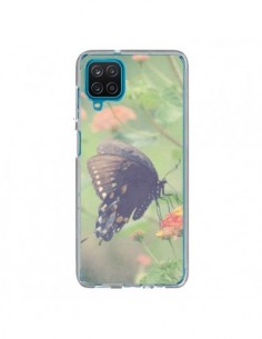 Coque Samsung Galaxy A12 et M12 Papillon Butterfly - R...