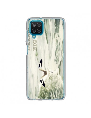 Coque Samsung Galaxy A12 et M12 Dream Big Mouette Mer - R Delean