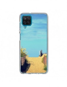 Coque Samsung Galaxy A12 et M12 Plage Beach Sand Sable -...