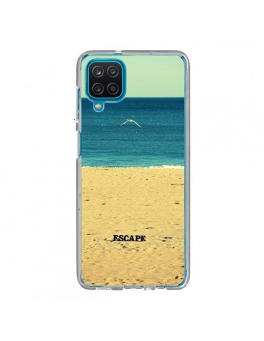 Coque Samsung Galaxy A12 et M12 Escape Mer Plage Ocean Sable Paysage - R Delean