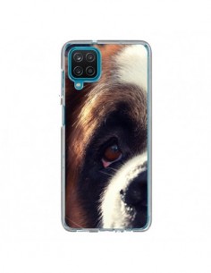 Coque Samsung Galaxy A12 et M12 Saint Bernard Chien Dog -...