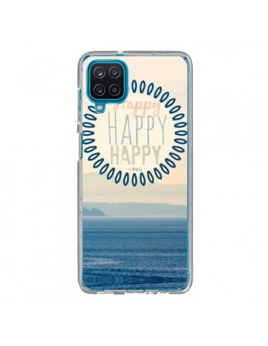 Coque Samsung Galaxy A12 et M12 Happy Day Mer Ocean Sable Plage Paysage - R Delean