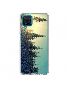 Coque Samsung Galaxy A12 et M12 Hiver Paysage Neige...