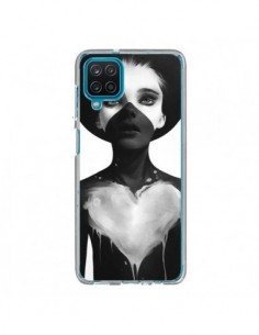 Coque Samsung Galaxy A12 et M12 Fille Coeur Hold On -...