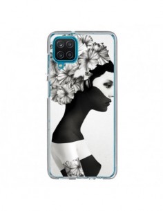 Coque Samsung Galaxy A12 et M12 Marianna Fille Fleurs -...