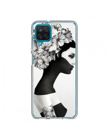 Coque Samsung Galaxy A12 et M12 Marianna Fille Fleurs - Ruben Ireland et Jenny Liz Rome