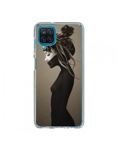 Coque Samsung Galaxy A12 et M12 Fille Pensive - Ruben Ireland